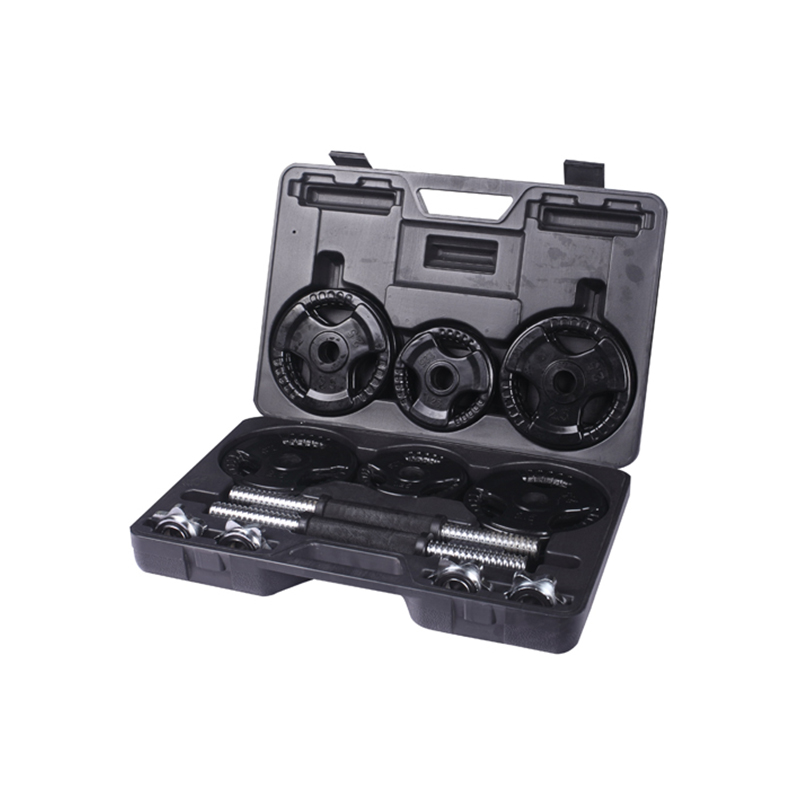 Tri-Grip Weight Plate Dumbbell Set